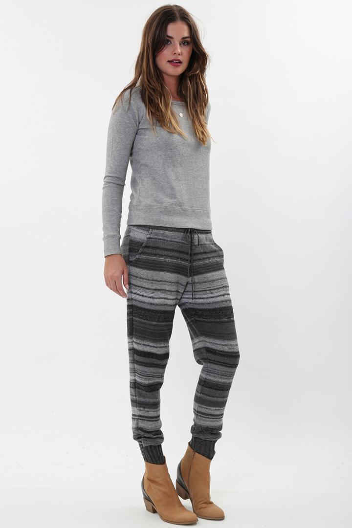Goddis - Sutton Sweatpant In Charcoal Smoke