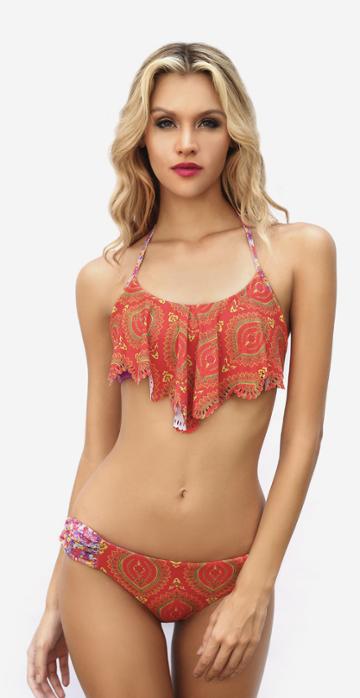 2017 Amarelo Swimwear - Swt660 Kumkum Bazaar Top