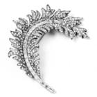 Ben-amun - Crystal Leaf Brooch