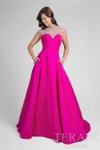 Terani Prom - Jeweled Mock Neck Ball Gown 1712p2896