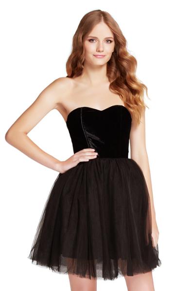Harper And Lemon - 22101 Strapless Sweetheart Tulle Short Dress