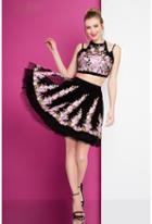 Terani Evening - 1721h4513 Two Piece Floral A-line Dress