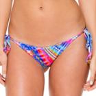 Luli Fama - Star Girl Crystallized Seamless Ruched Back Brazilian Bottom In Multi-color (l52702p)