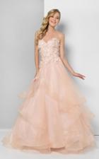 Terani Couture - Embelished Sweetheart Bodice With A Layered A-line Skirt Prom Gown 1711p2839