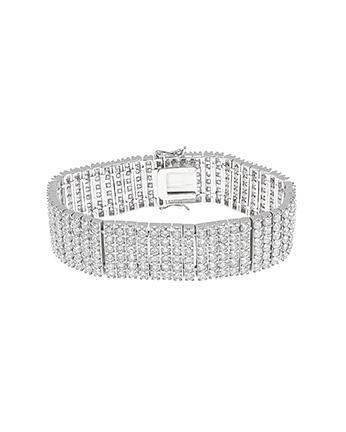 Cz By Kenneth Jay Lane - 6 Row Statement Bracelet Style 2