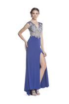 Aspeed - L1424 Embellished Illusion Bodice Prom Dress