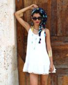 Nicolita Swimwear - New! Cuba Cutie Pom Pom Dress In White