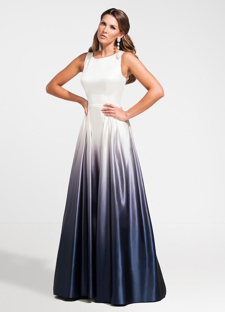 Ashley Lauren - 1130 A-line Ombre Evening Dress