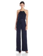 Adrianna Papell - Beaded Halter Neck Jumpsuit 91910490