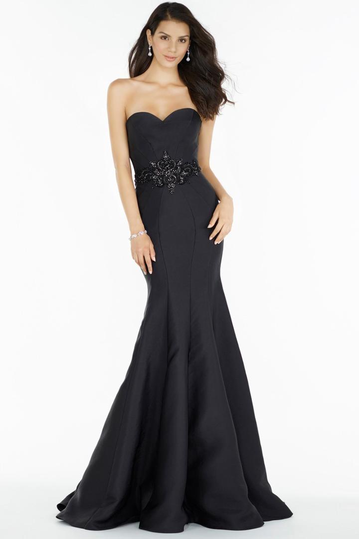 Alyce Paris - 1201 Embellished Sweetheart Mikado Trumpet Dress