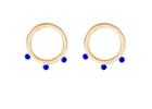 Bonheur Jewelry - Ella Gold Lapis Earrings