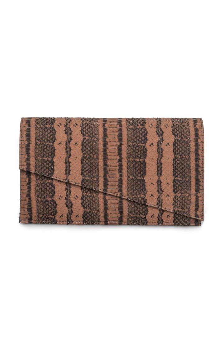 August Handbags - The Chelsea - Papaya Snake
