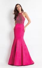 Rachel Allan - 6170 Illusion Halter Mermaid Dress