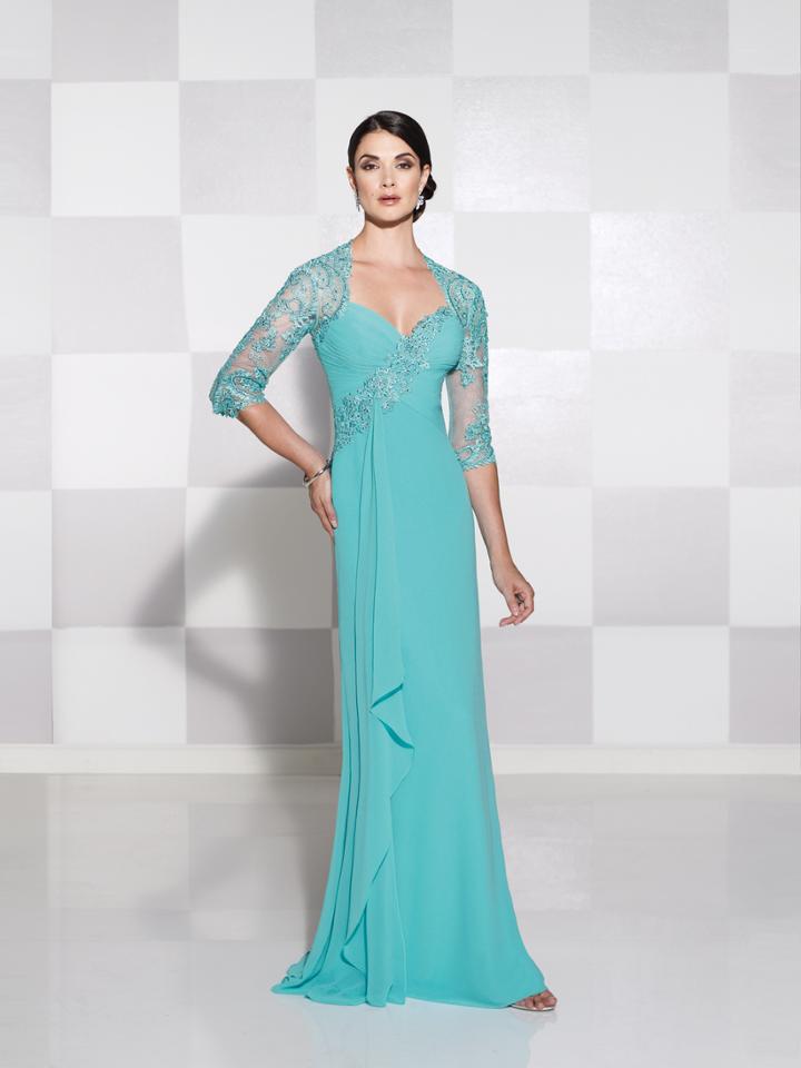 Cameron Blake By Mon Cheri - 115612 Dress In Dark Aqua