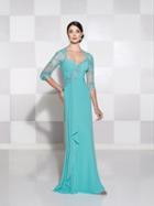 Cameron Blake By Mon Cheri - 115612 Dress In Dark Aqua