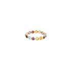 Tresor Collection - Multicolor Stoes Round Ring In 18k Yg