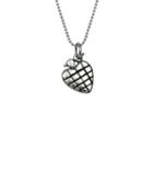 Femme Metale Jewelry - Heart Grenade Charm Necklace