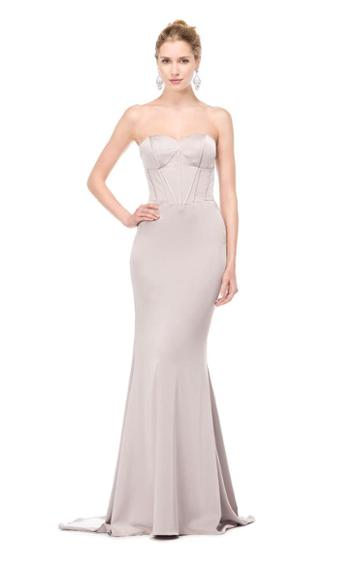 Marsoni By Colors - M151 Strapless Crystal Embellished Mermaid Gown