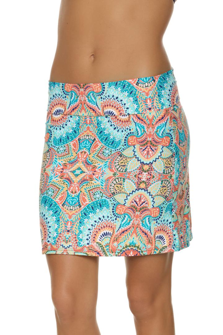 Helen Jon - Pool Side Skirt-oasis Print