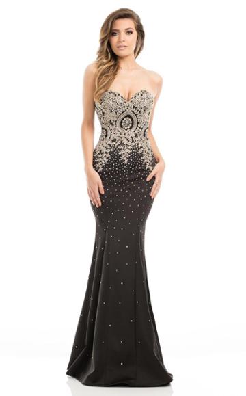 Johnathan Kayne - 7069 Lace Sweetheart Mermaid Dress