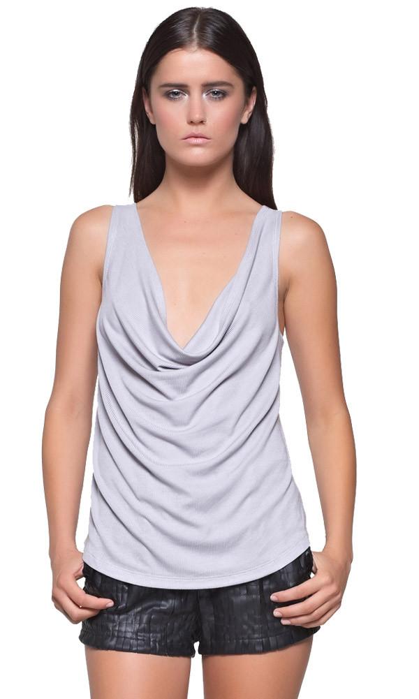 Again - Royal Cowl Neck Tank