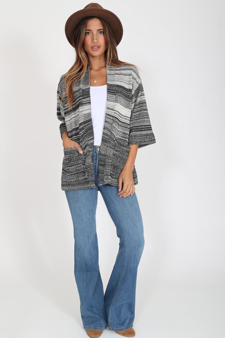 Goddis - Myles Cardigan In Semi Sweet