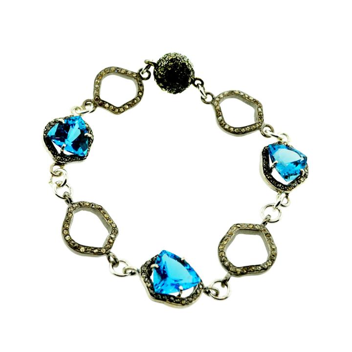 Mabel Chong - Halo In Blue Bracelet