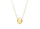 Tresor Collection - 18k Yellow Gold Necklace With Citrine