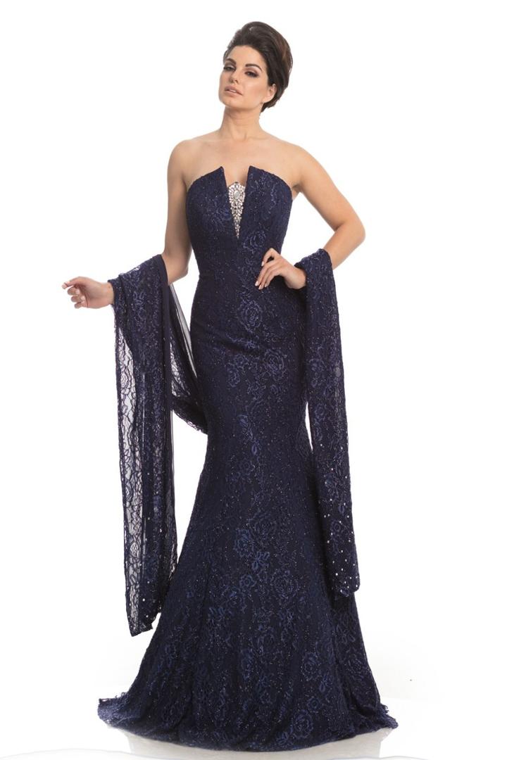 Johnathan Kayne - 8237 Strapless Fitted Beaded Mermaid Gown