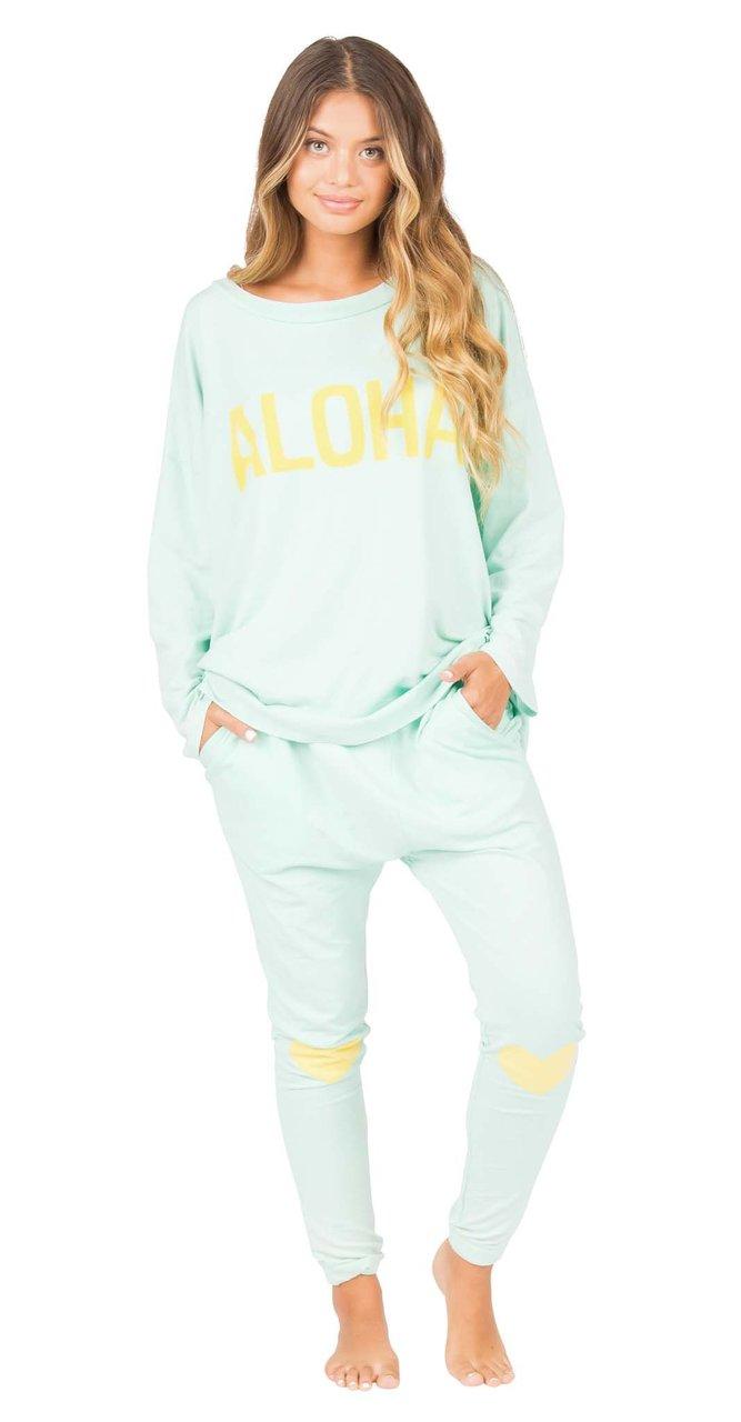 Lolli Swimwear - Dream On Sweatshirt In Aloha