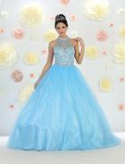 Exquisite High Illusion Organza Ball Gown