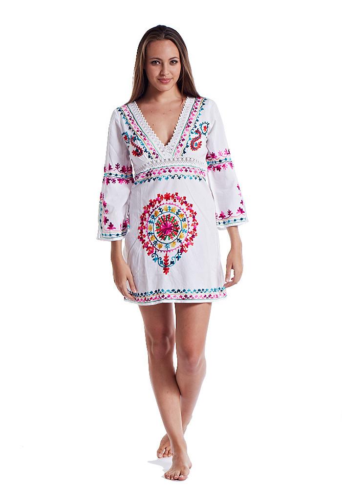 Debbie Katz - 240 Embroidered Cari Tunic