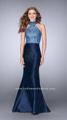 Gigi - Stylish Tonal Beading Mermaid Long Evening Gown 24393