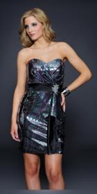 Lara Dresses - 21609 In Black/multi