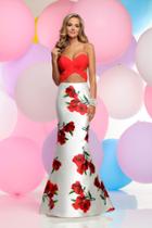 Zoey Grey - Floral Mermaid Gown 31064
