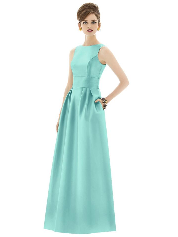 Alfred Sung - D661 Bridesmaid Dress In Coastal