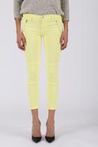 Black Orchid Denim - The Biker Capri Daffodil