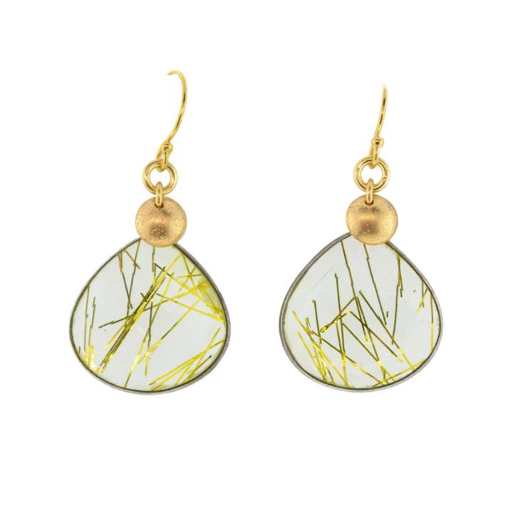 Mabel Chong - Faux Rutilated Quarts Earrings