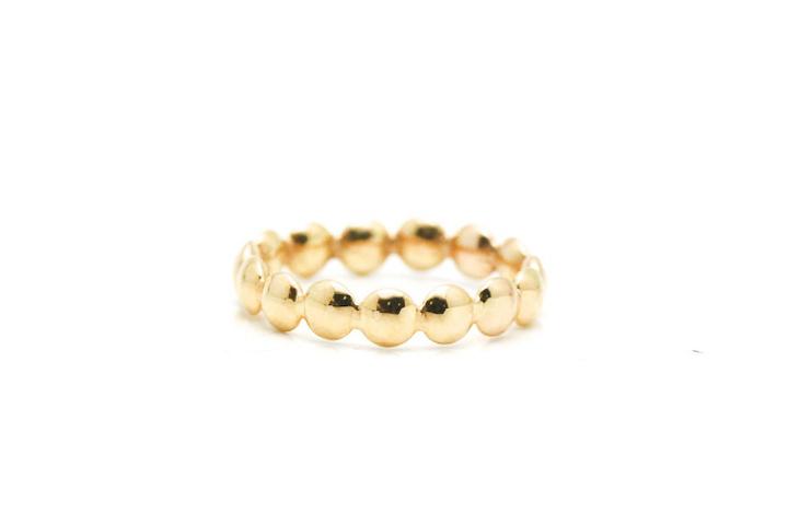 Tresor Collection - Lente Ring In 18k Yellow Gold With Shiny Finish