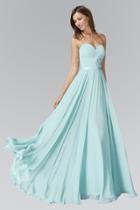 Elizabeth K - Twisted Pleated Sweetheart Corset Dress Gl2069