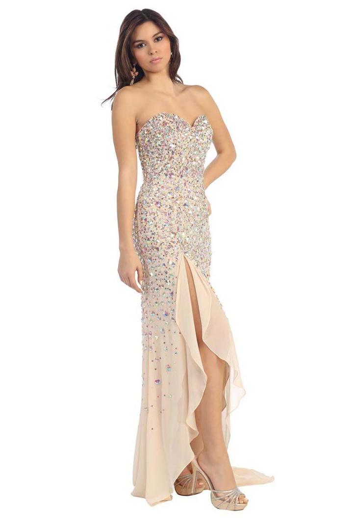 Dazzling Sequined Long Dress