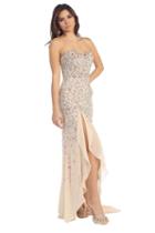 Dazzling Sequined Long Dress