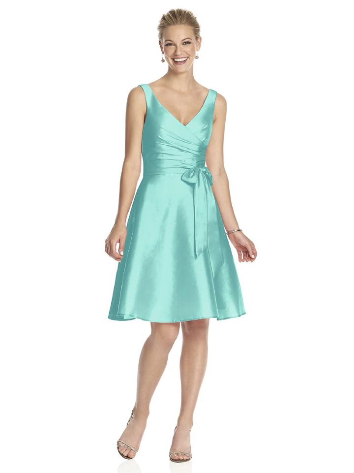 Alfred Sung - D624 Bridesmaid Dress In Coastal