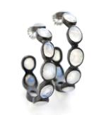 Nina Nguyen Jewelry - Legacy Black Oxidized 14k Hoop Earrings