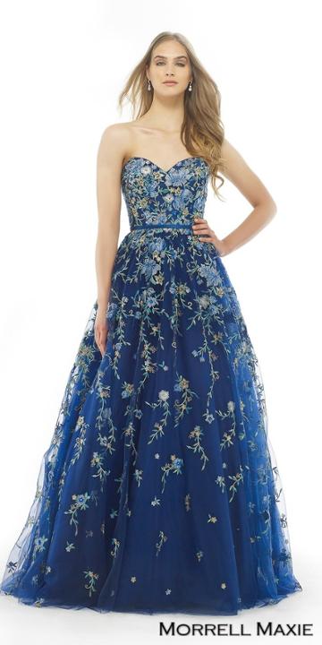 Morrell Maxie - 15658 Embroidered Sweetheart Ballgown