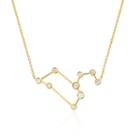 Logan Hollowell - Leo Diamond Constellation Necklace