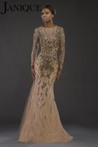 Janique - Jq3602 Dress In Gold