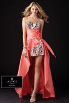 Alyce Paris Black Label - 5432 Dress In Tangerine