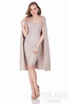 Terani Evening - Strapless Textured Cocktail Dress 1621c1286