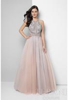Terani Prom - Sequin Embellished Halter Prom Dress 1611p1238a